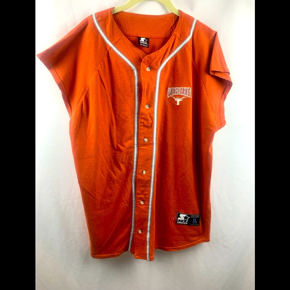 Texas Longhorns starter baseball jersey Large
